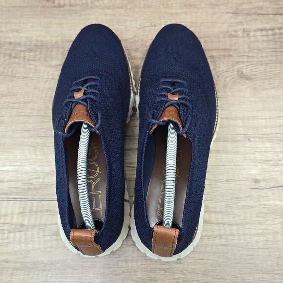 Cole Haan Zerogrand Men's Sz 8.5M Blue Stitchlite Wingtip Oxford Shoes (C24947) - Picture 5 of 9